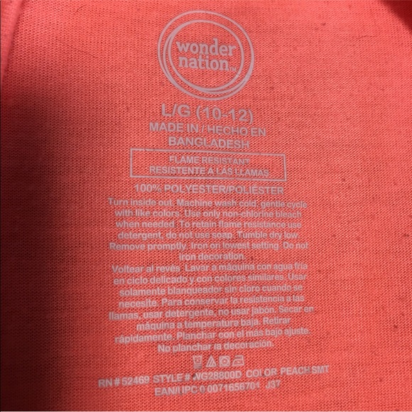 MAXI GOWN 10-12 KITTEN & BUTTERFLY PEACH &!WHITE - Picture 4 of 6